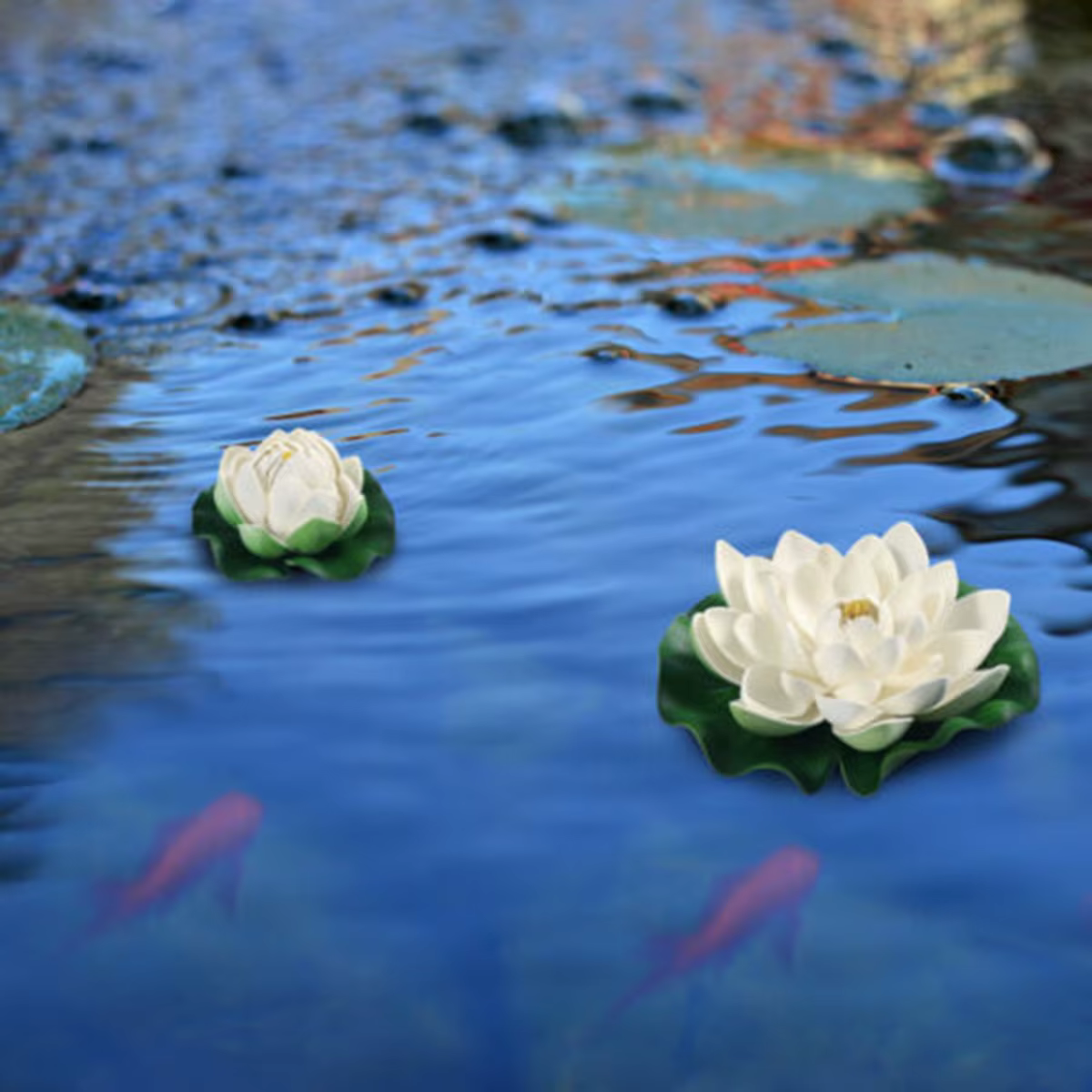 Fausse Fleur Artificielle Flottante de Natation