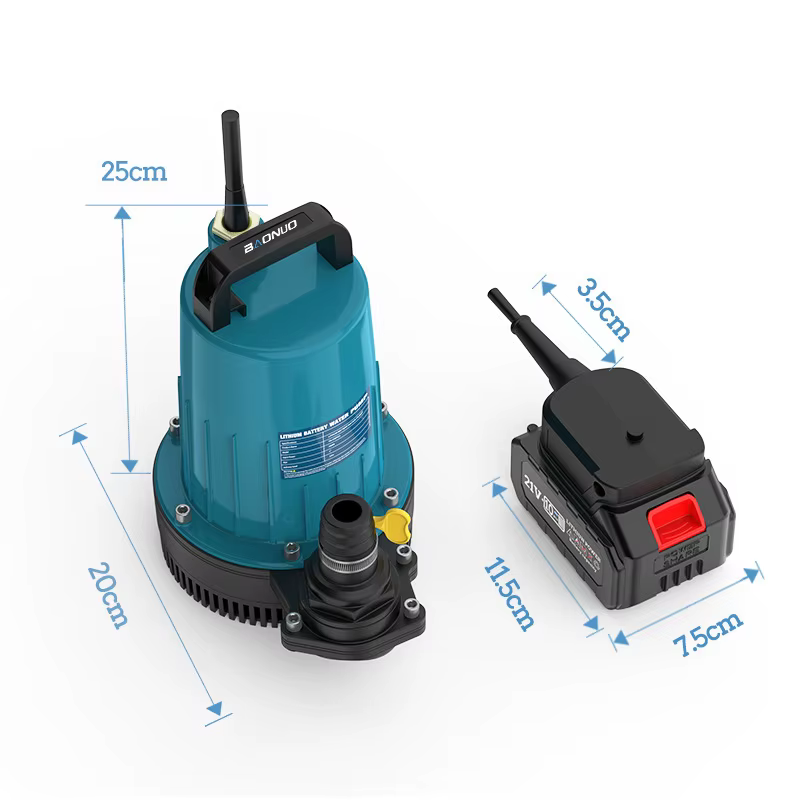 Pompe submersible au lithium 21V