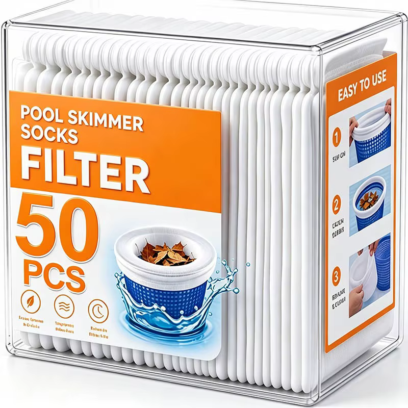 Lot de 50/5 pièces de couvercles anti-débris pour piscine