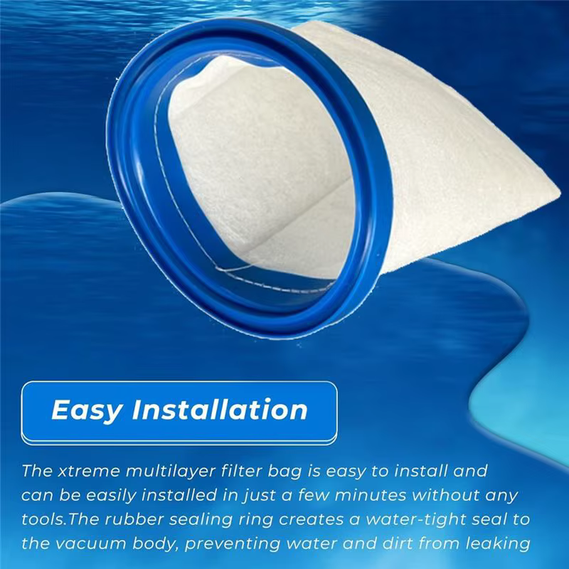 Sac filtrant sable et boues AEE8 – Remplace le filtre de piscine pour aspirateur manuel P30X022SS / PBW022SS/P30X022XF/PBW022XF