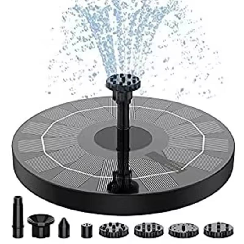 Mini Fontaine Solaire - Cascade Solaire pour Piscine/Étang