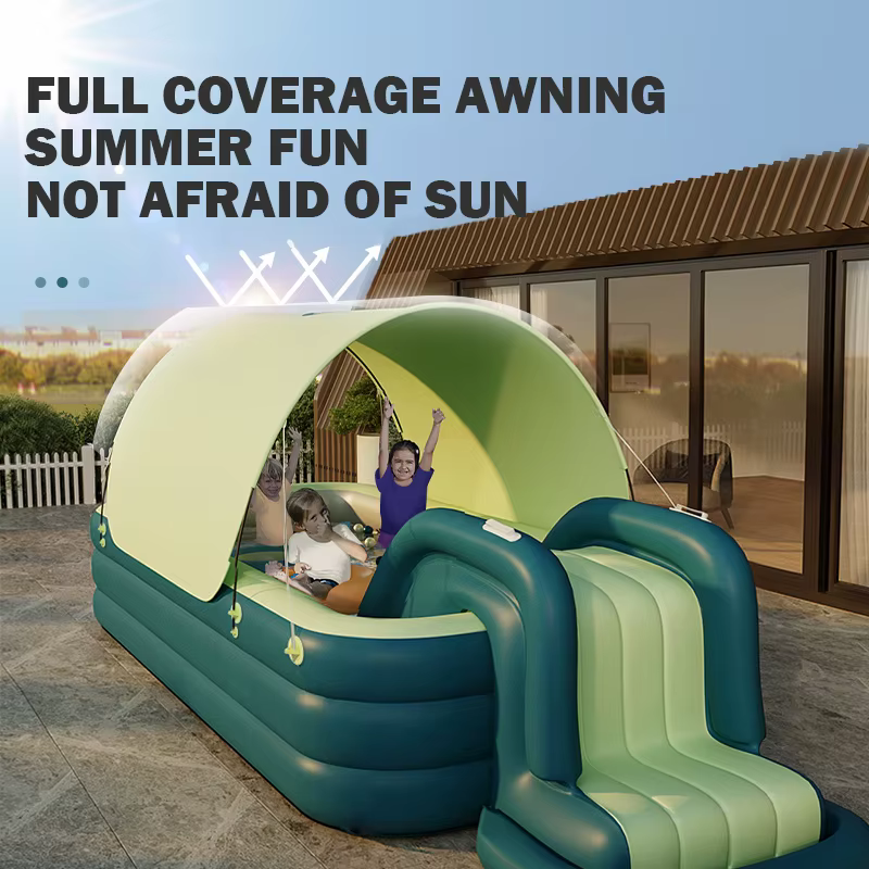 Grande piscine gonflable d'été pour famille