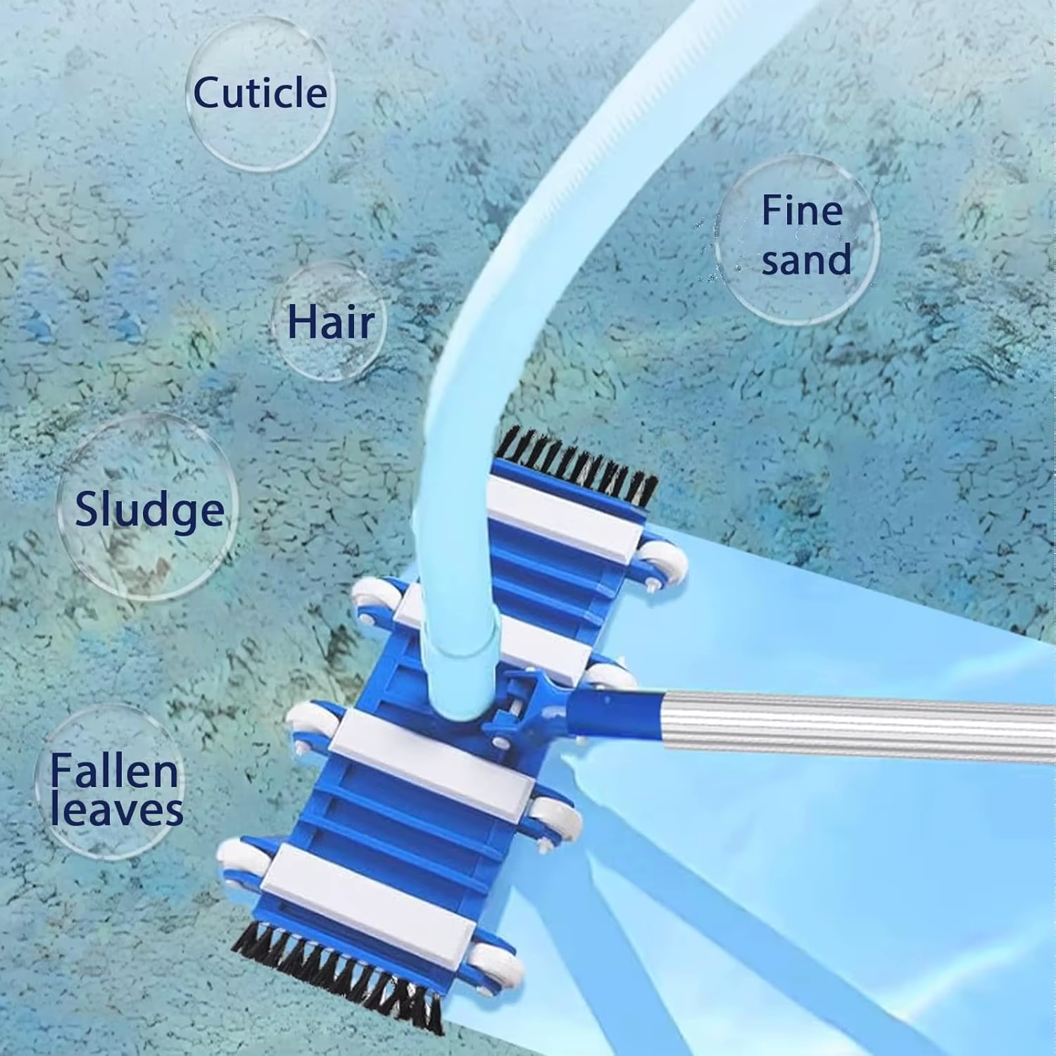 Brosse d'aspirateur de piscine