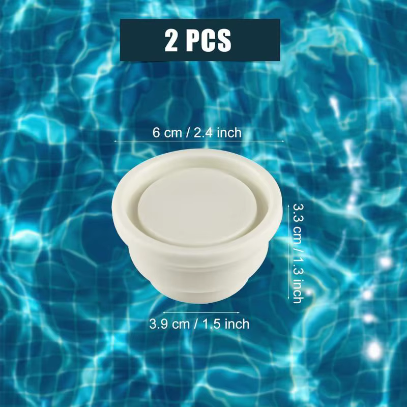 Bouchons de pare-chocs d'échelle de piscine en caoutchouc