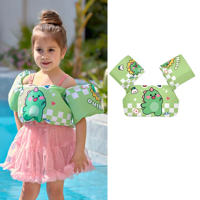 Maillot de bain à manches flottantes pour bébé