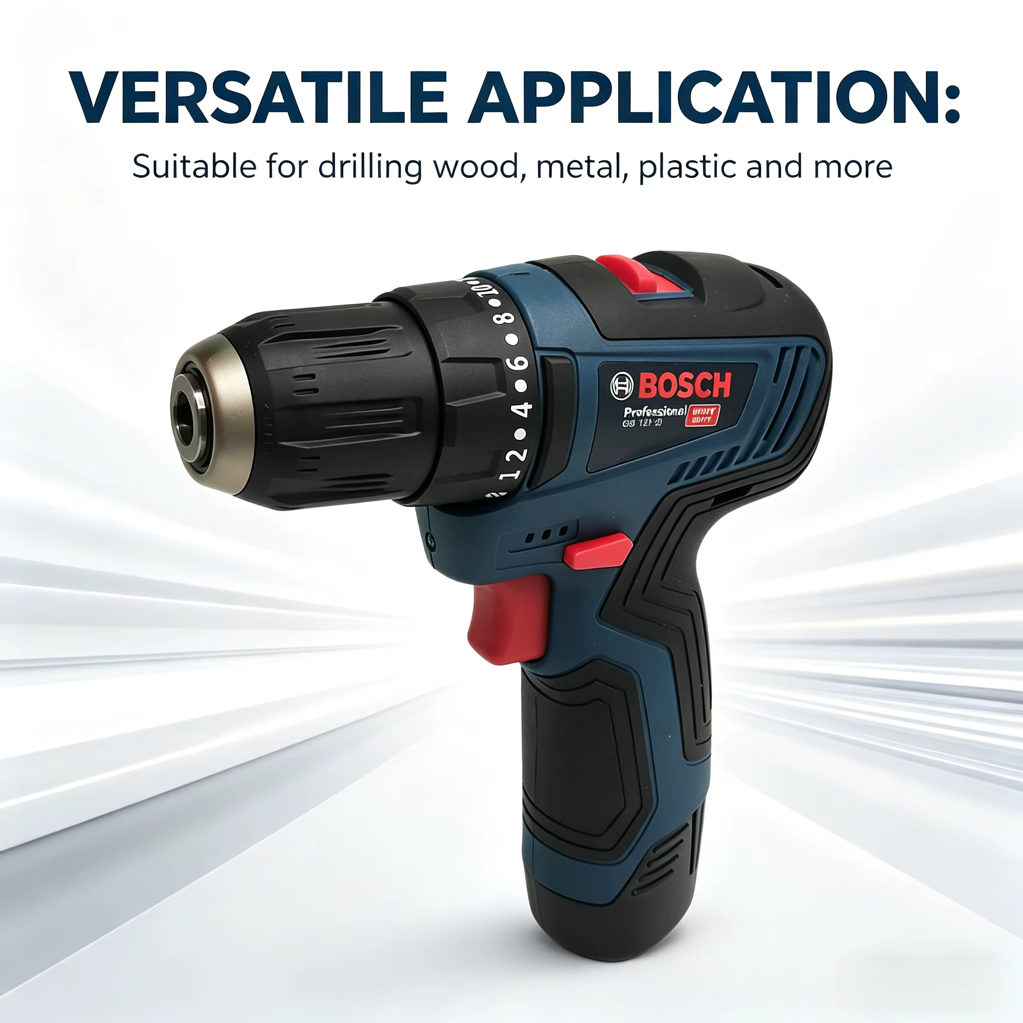 Perceuse électrique Bosch-GSB 12V-30 Professional, visseuse sans fil, robuste, multifonctionnelle, pour la maison, tournevis, bricolage