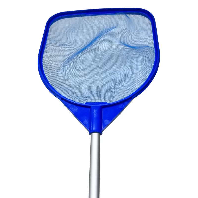 Épuisette à feuilles pour piscine avec 5 perches