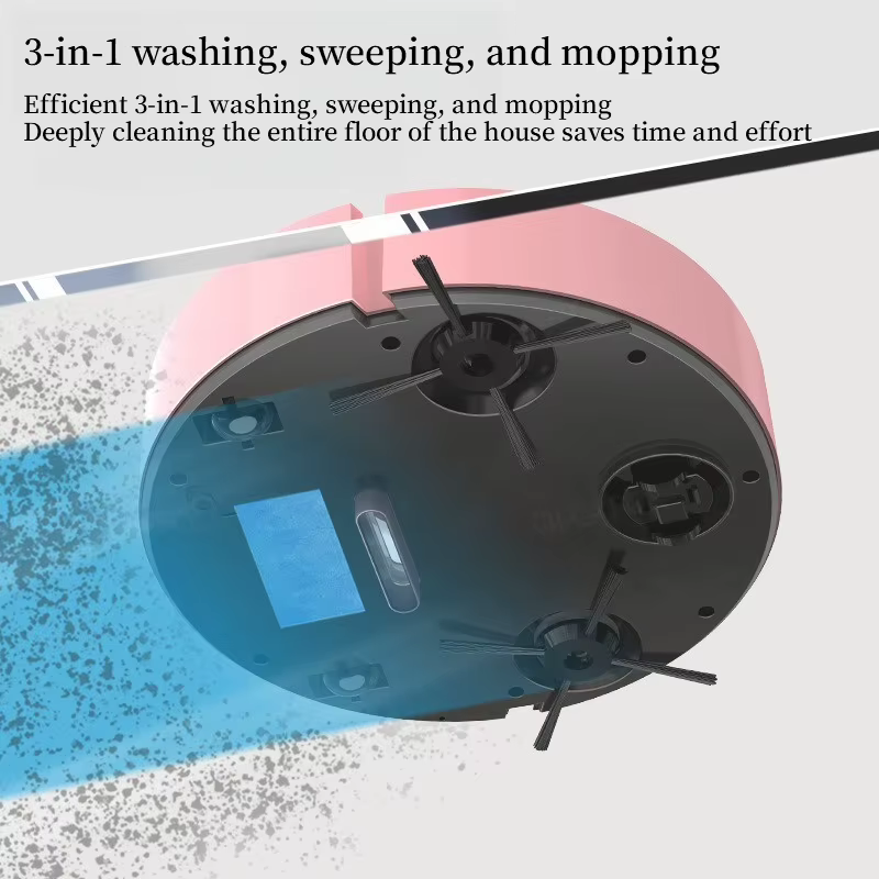 Robot de nettoyage intelligent, machine à balayer et à laver, aspirateur entièrement automatique adapté aux poils d'animaux