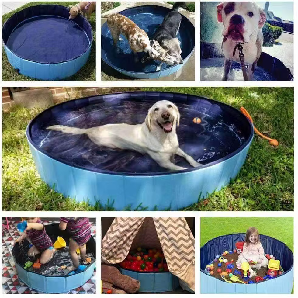 Piscine pliable pour chat et chien