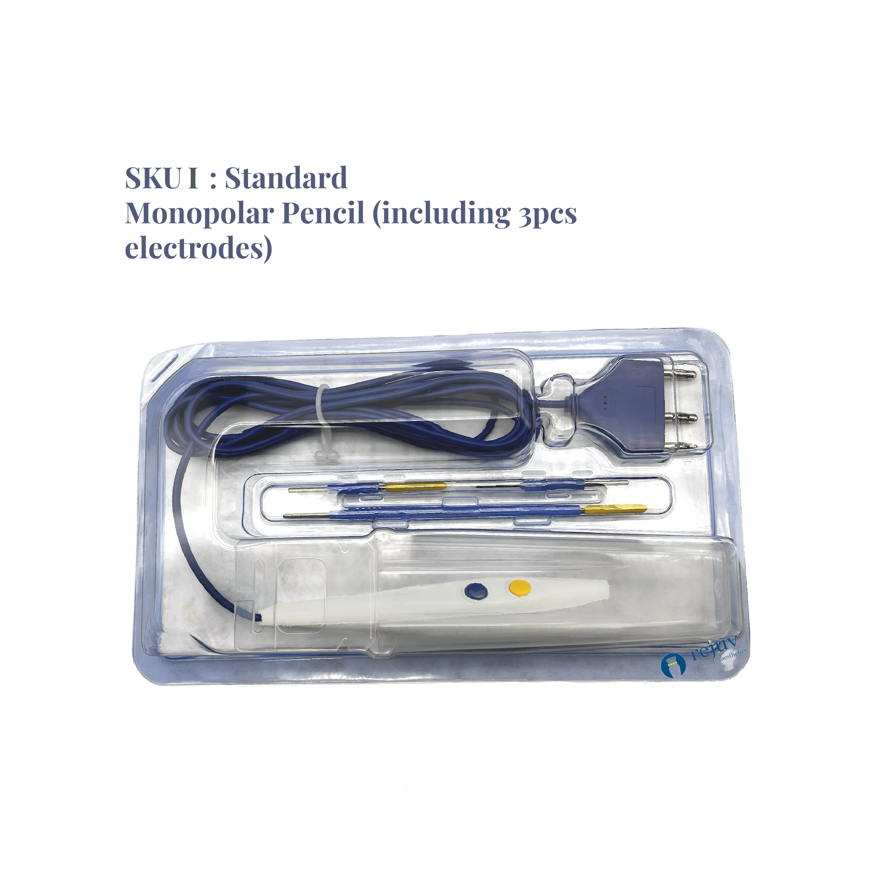 Électrode hémostatique combinée en acier au tungstène et en acier inoxydable, coupe rapide, adaptée à tous les types de procédures chirurgicales