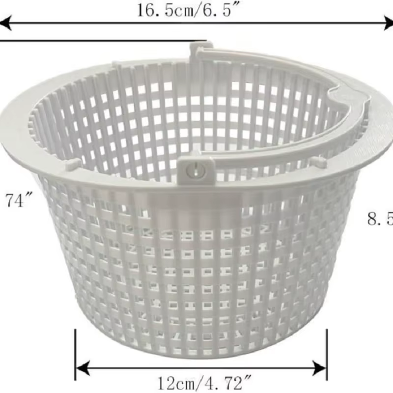 Panier de filtration de remplacement pour skimmer de piscine avec poignée
