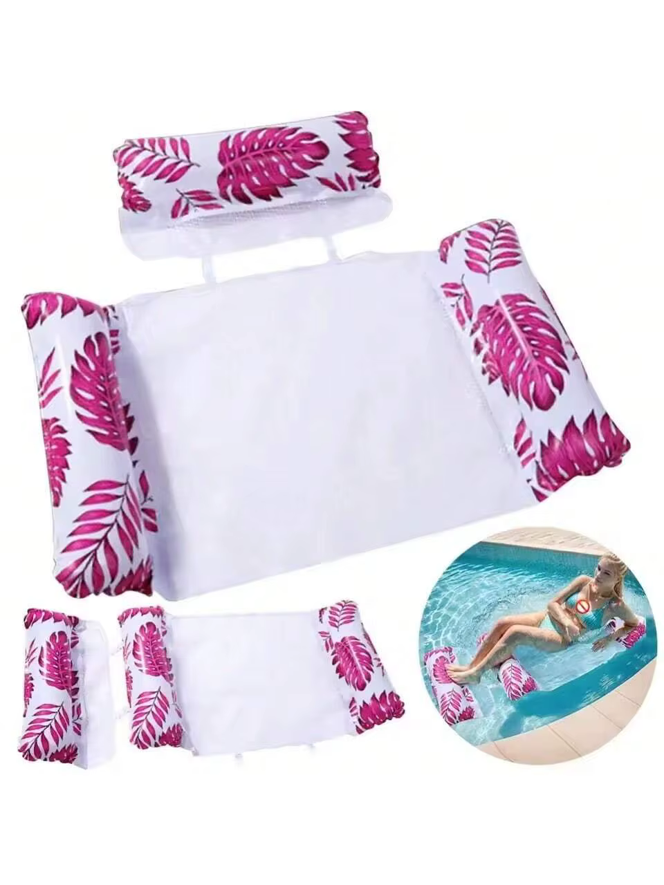 Flotteurs de piscine gonflables 2 en 1