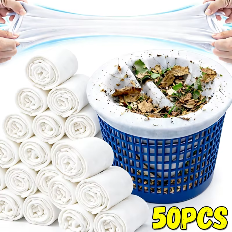 Lot de 50/5 pièces de couvercles anti-débris pour piscine