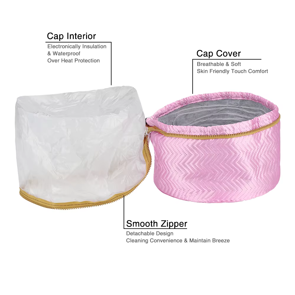 Bonnets chauffants pour cheveux pour femmes, traitement thermique, vapeur, nourrissant, accessoires de soins, sèche-cheveux, spa à domicile, salon de coiffure