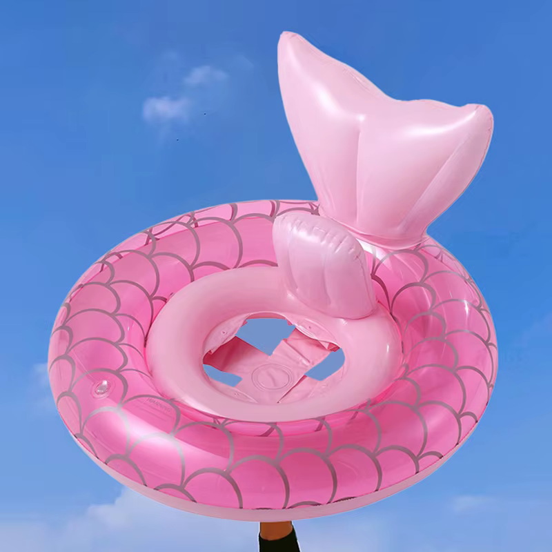 1 pièces anneau de bain sirène flotteur de piscine gonflable Tube de natation