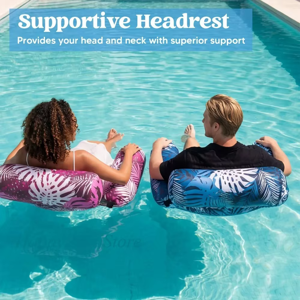 Chaise de piscine gonflable pour adulte