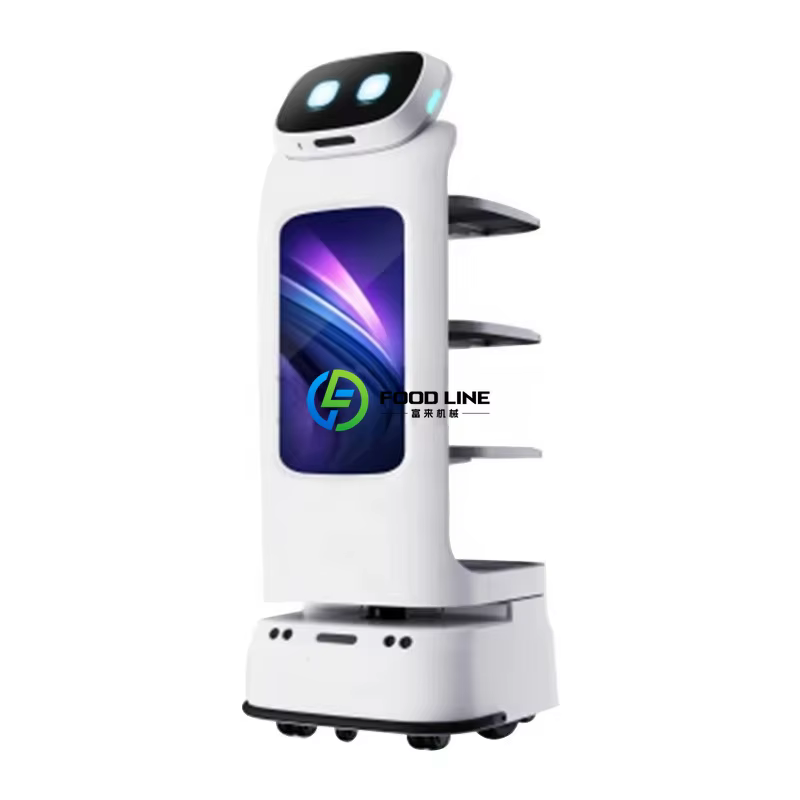 Robot de livraison de nourriture multi-plateaux, robot serveur intelligent pour la restauration, les hôtels et les cantines