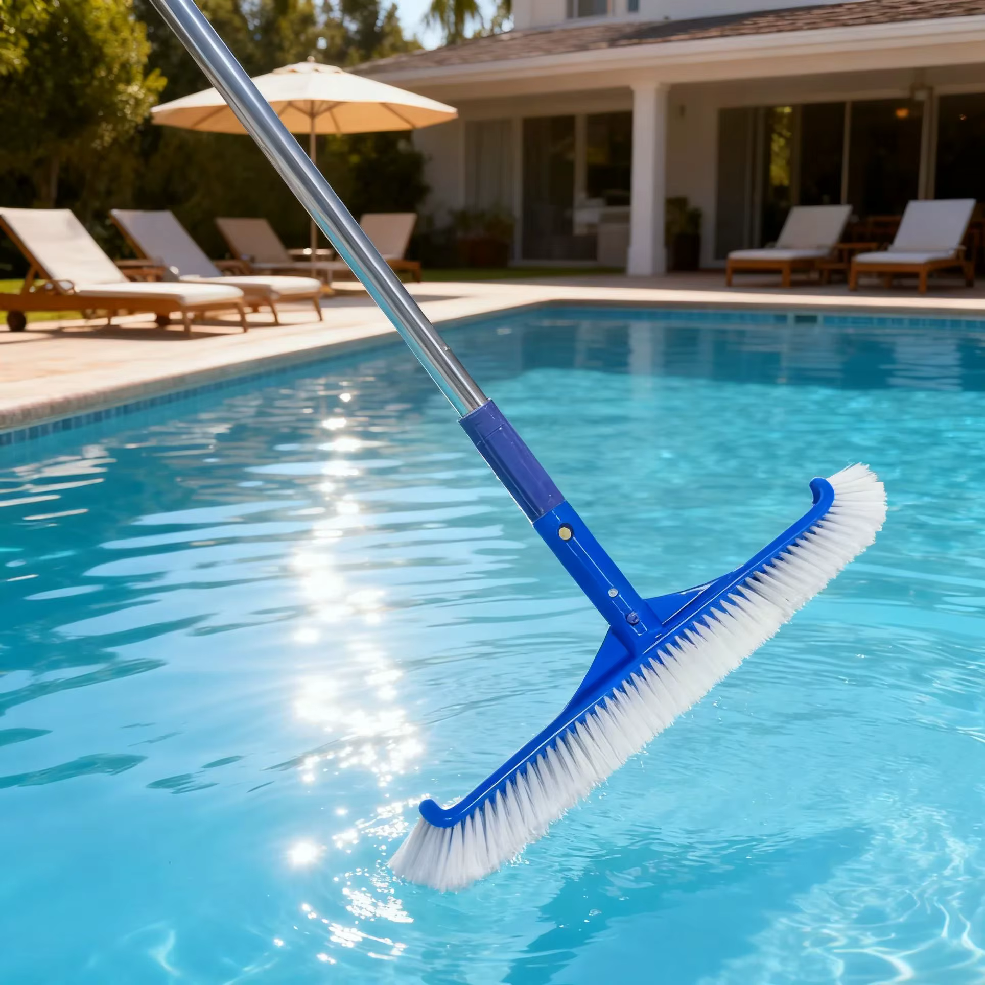 Tête de brosse pour piscine pour nettoyer les parois de la piscine