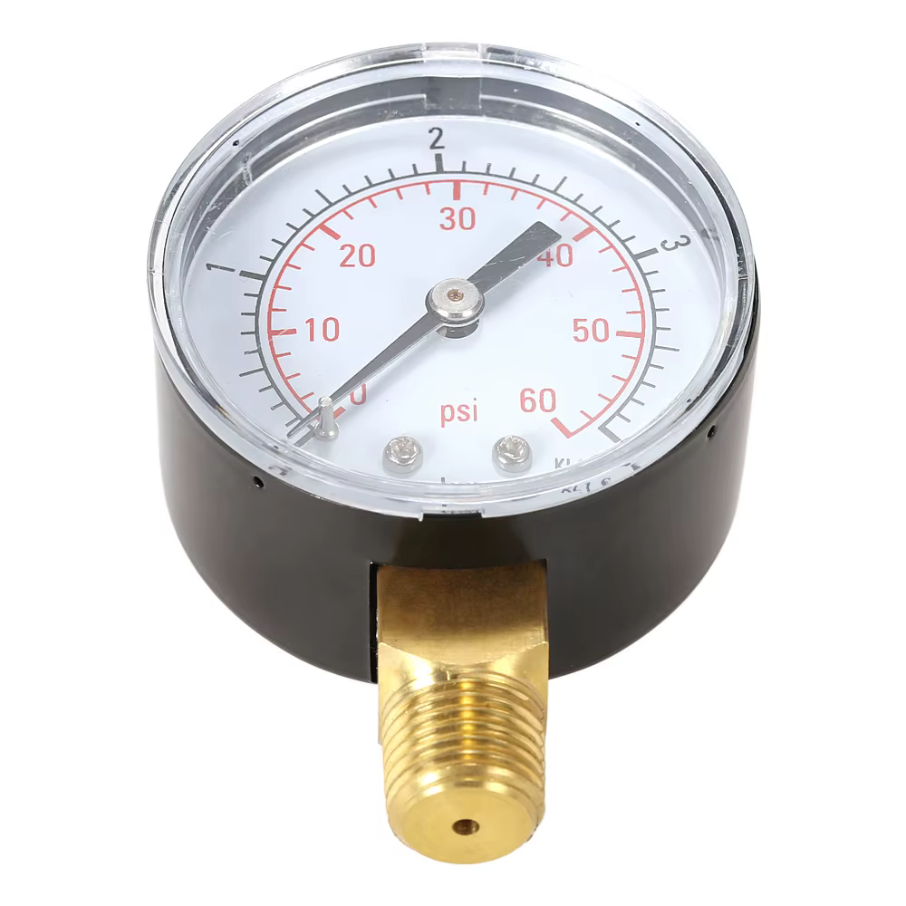 0 ~ 60psi 0 ~ 4bar/0 ~ 15psi 0 ~ 1bar 50mm filtre de piscine cadran de pression d'eau manomètre hydraulique