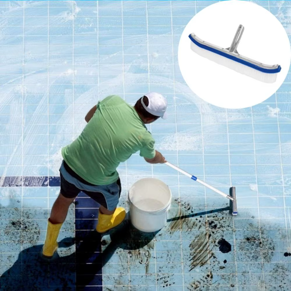 Brosse de nettoyage de piscine de 18 pouces