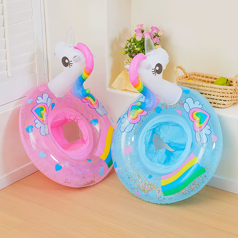 Bouée gonflable licorne pour piscine ﻿ Accessoire de piscine