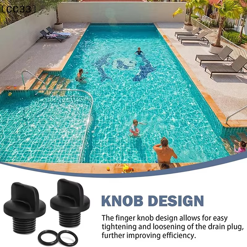 Bouchons de vidange pour chauffe-eau de piscine et spa