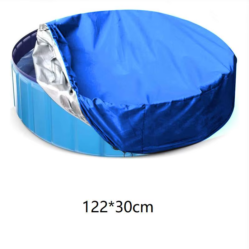 Couverture de piscine ronde pour cour extérieure