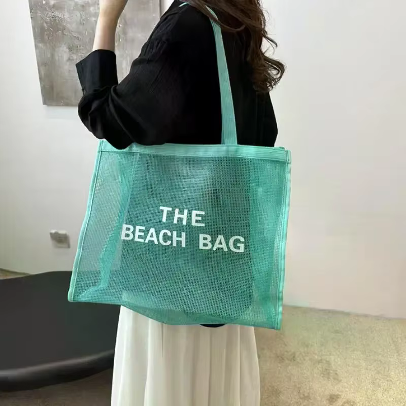 Grand sac en maille réutilisable pour femmes