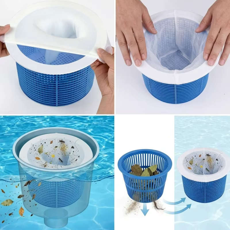 Chaussettes filtrantes pour skimmer de piscine
