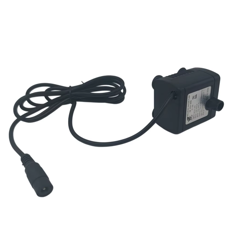 Pompe à eau submersible micro DC JT-280, moteur 12V 24V, débit max 200~650L/H