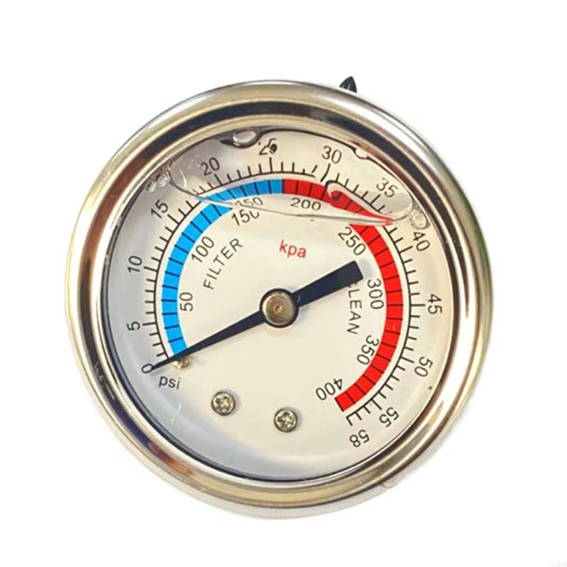 Manomètre haute précision pour système Filtration piscine