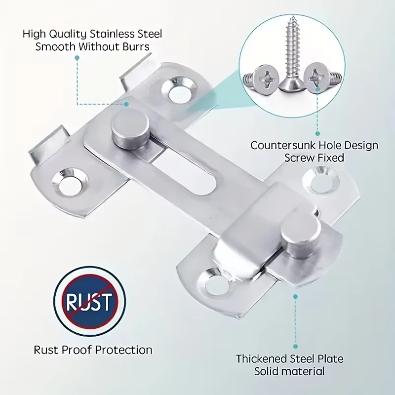 Porte en acier inoxydable - Qualité industrielle, robuste et durable avec des caractéristiques de sécurité. Porte en acier inoxydable pour usage domestique