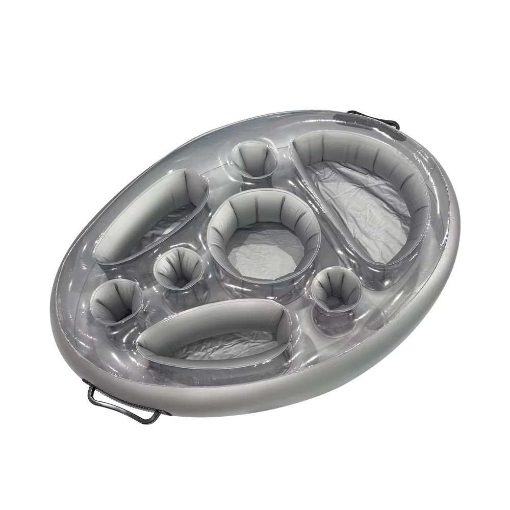 Plateau flottant gonflable en PVC pour boissons