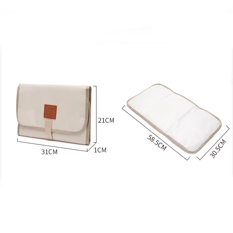 Tapis à langer imperméable à l'eau, tapis de jeu pour bébé, Portable, pliable, lavable, Compact, voyage