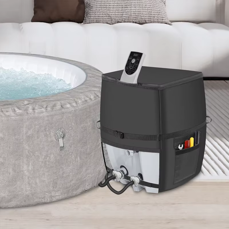 Couvercle de pompe de chauffe-eau gonflable universel pour spa