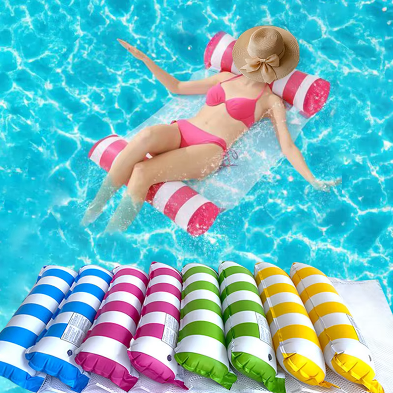 Matelas Gonflable Flottant Pliable pour Piscine