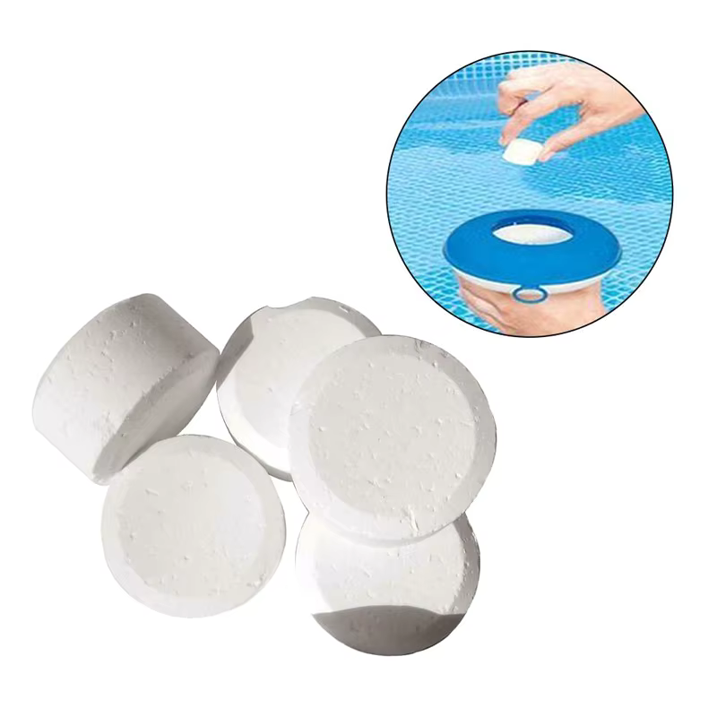50 pièces comprimés de chlore multifonction désinfection instantanée pour piscine baignoire Spa