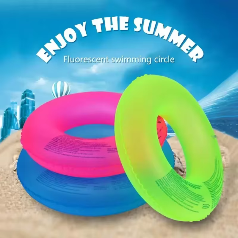 Jouets gonflables fluorescents pour piscine d'été