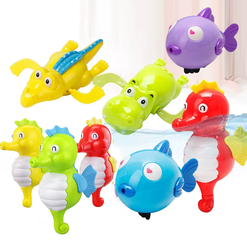 Jouets aquatiques animaux à remonter
