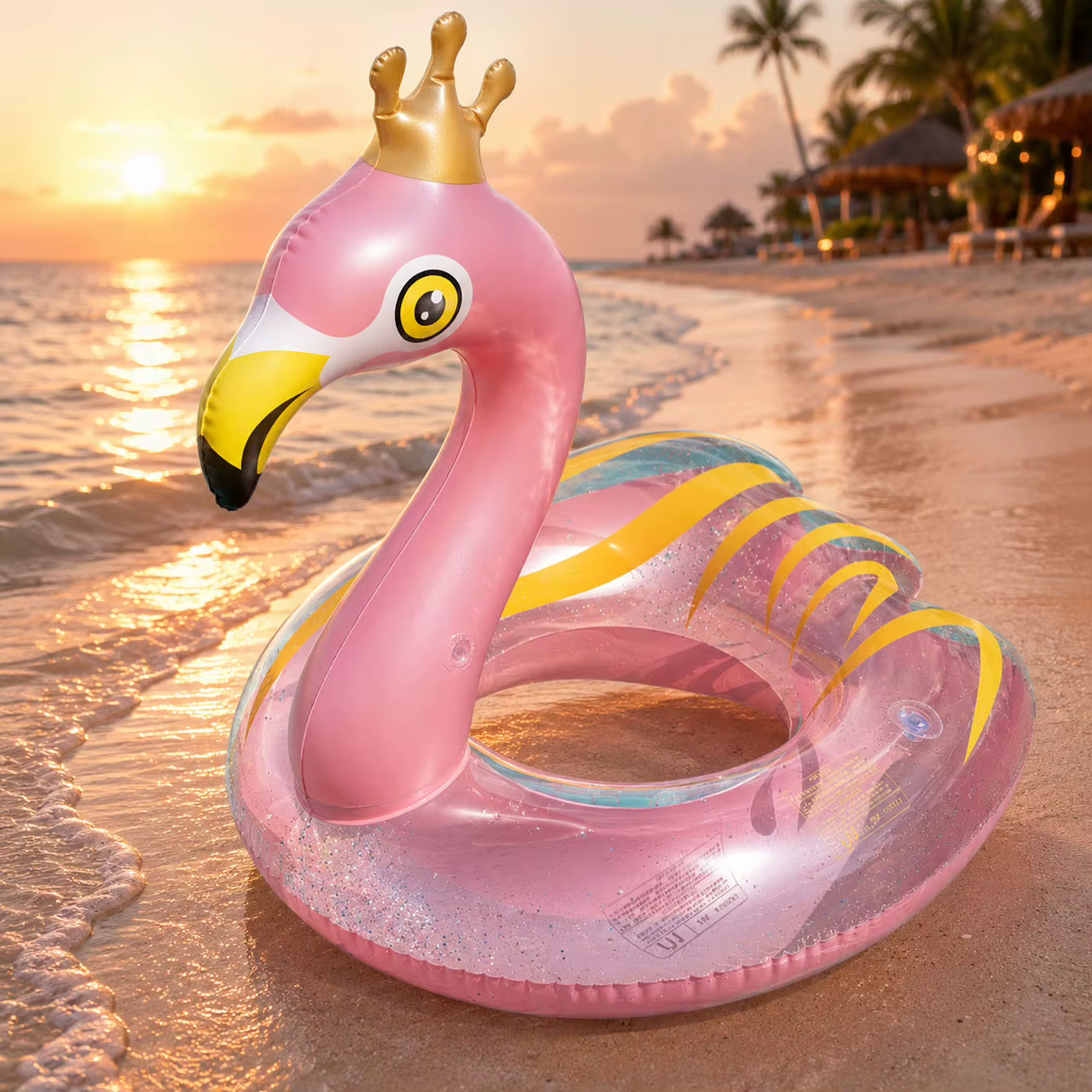 1PC Flotteur gonflable flamant rose pour piscine