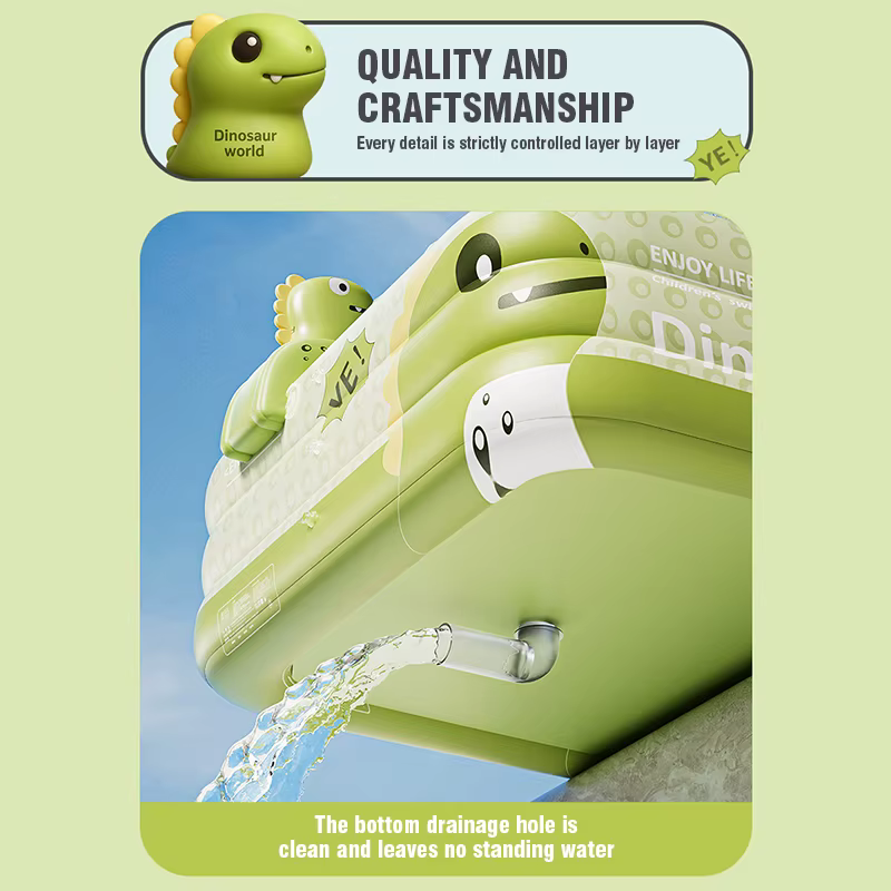 Grande piscine gonflable pliable