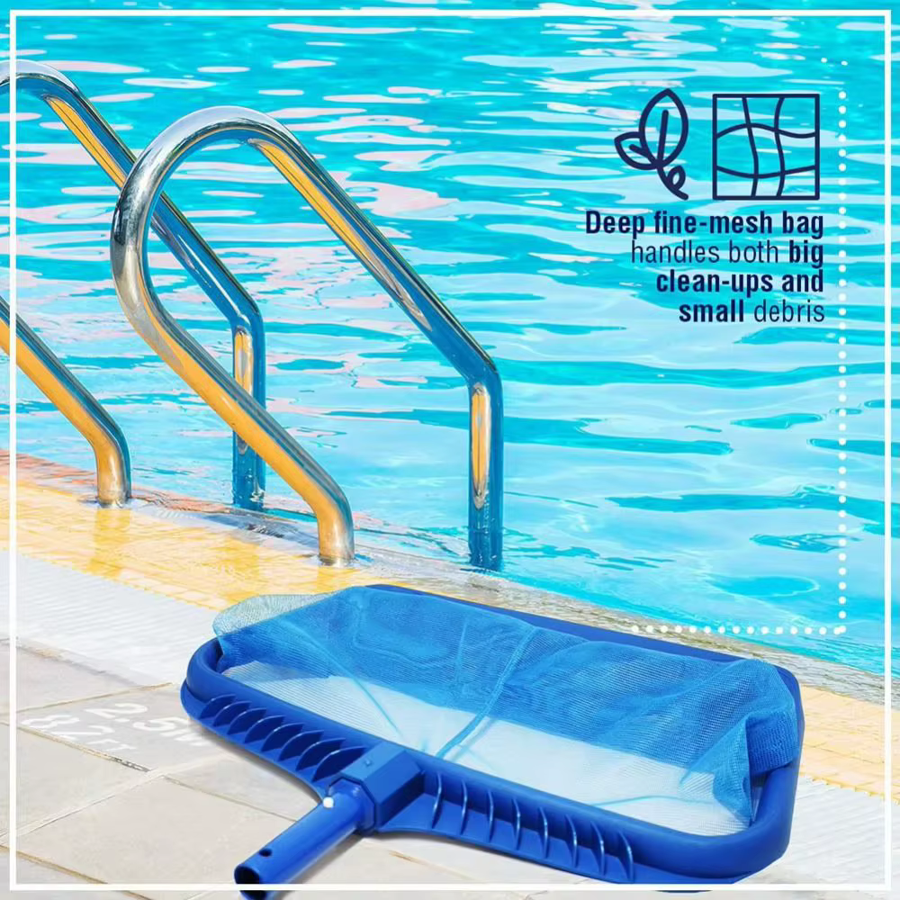Filet d'écumoire de piscine de grande capacité