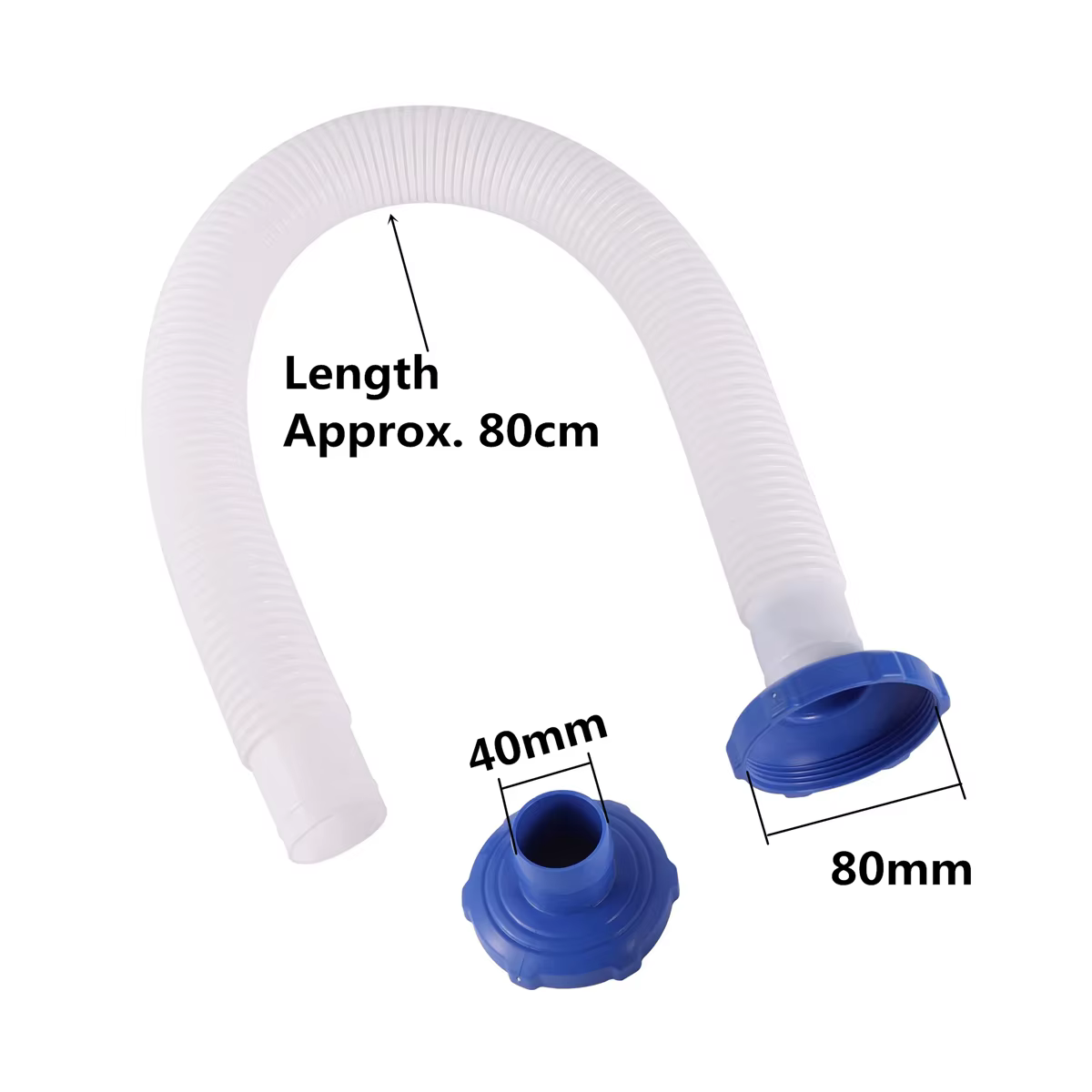 1 jeu d'adaptateur d'écumoire de piscine et Tube de montage mural