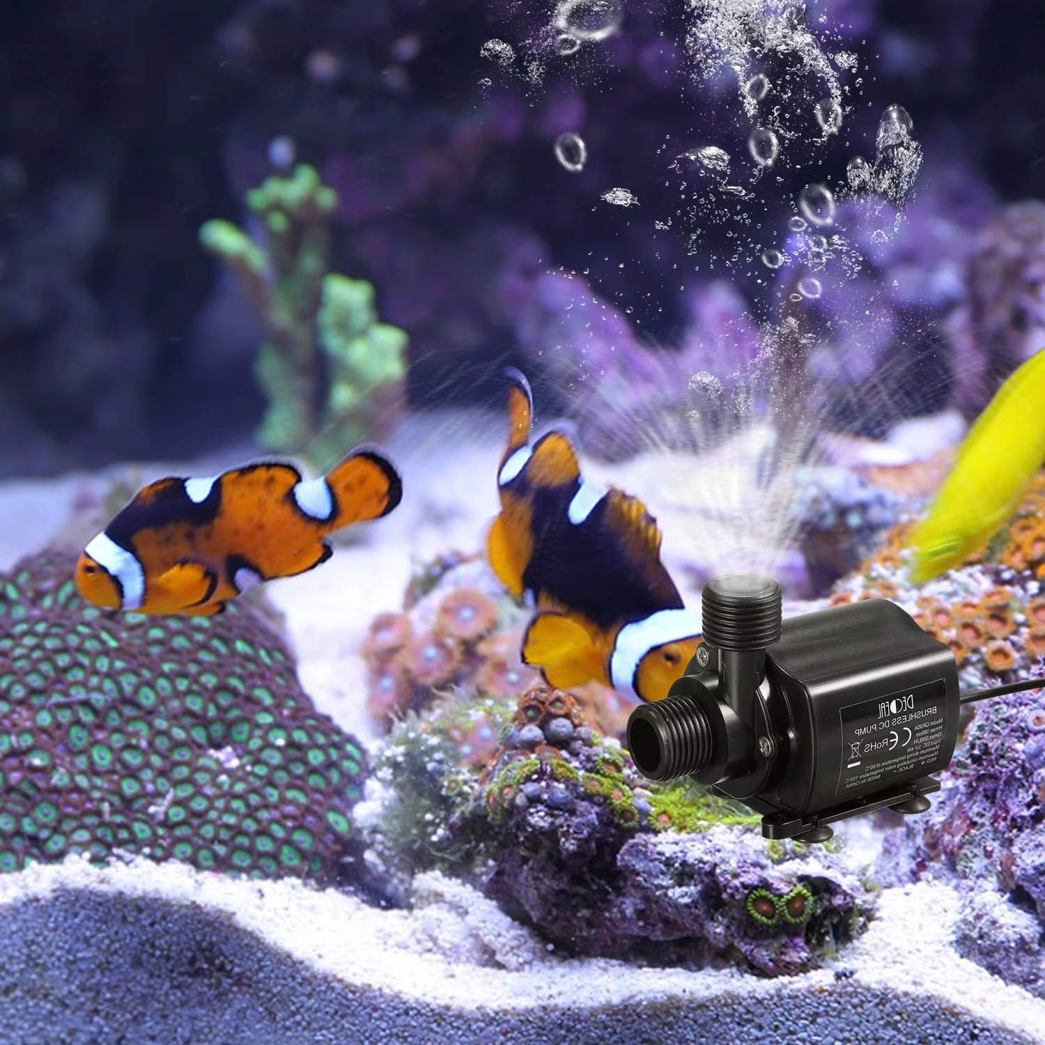Pompe de fontaine subSN pour aquarium et sécuritaires