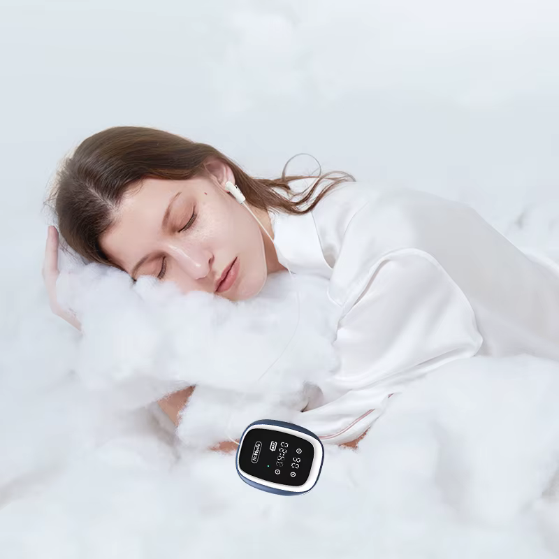 Instrument d'aide au sommeil efficace, dispositif d'insomnie, thérapie CES, aide au sommeil, EMS, anxiété, pression, dépresse, soulagement de l'hypnose de la Migraine
