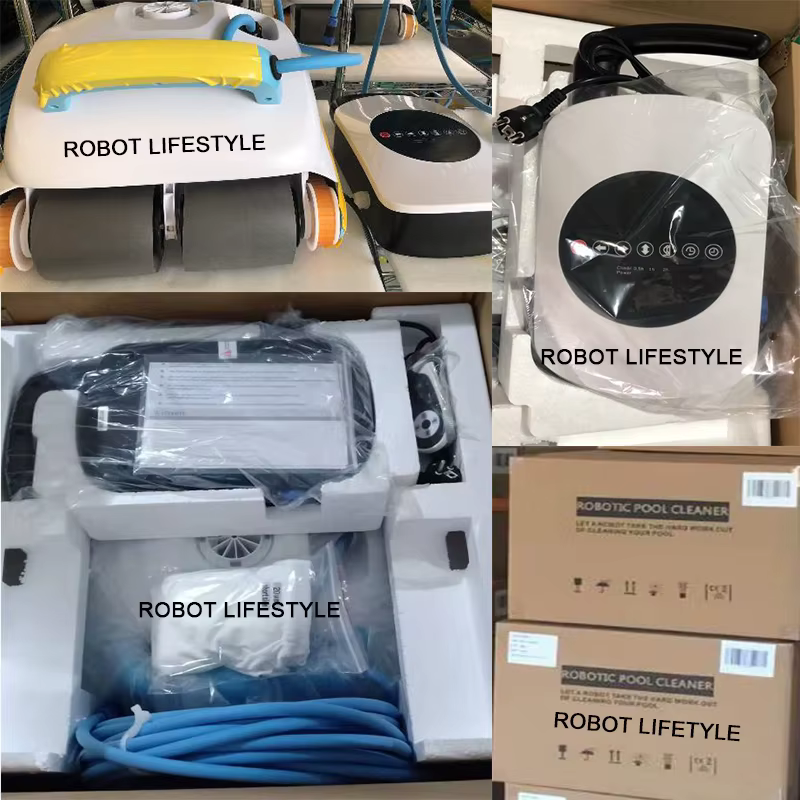 Aspirateur robot pour fond de piscine et mur de livres