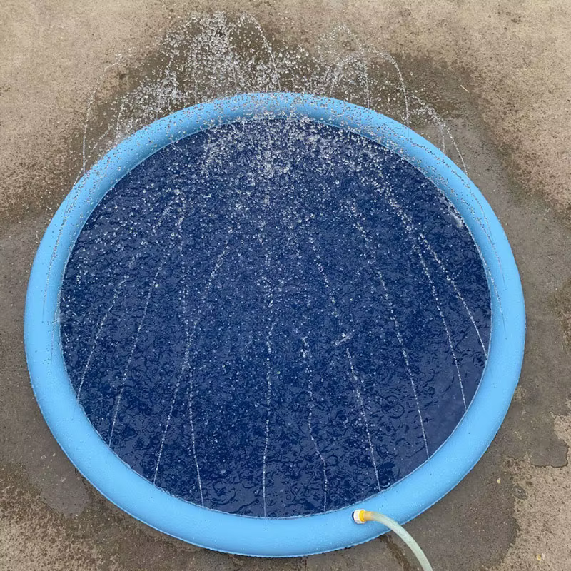 Piscine gonflable pour animaux de compagnie d'été