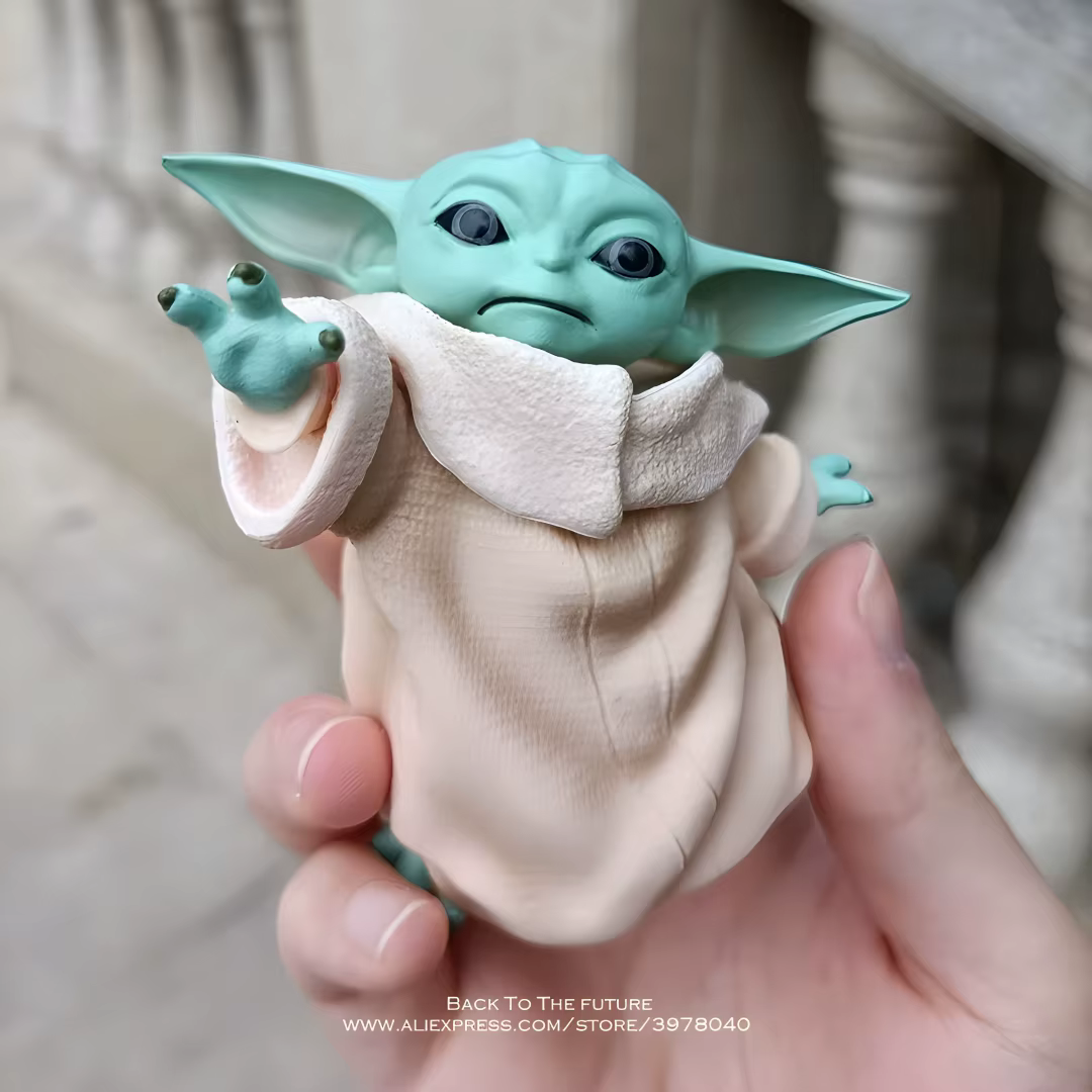 Figurines de collection Hasbro Star Wars : Maître Baby Yoda, Darth, Mandalorian – Mini-modèles de jouets animés, cadeau