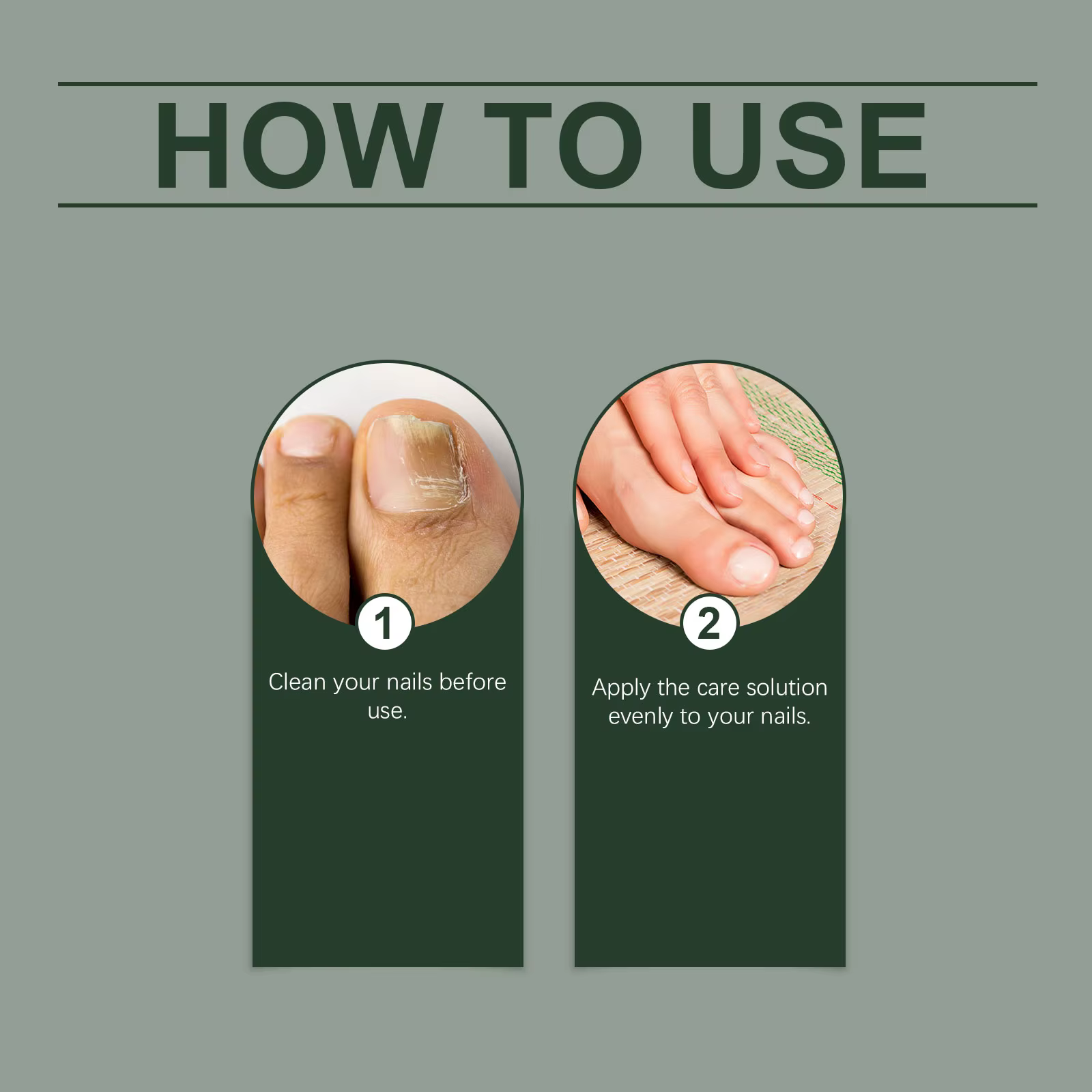 Solution de soin des ongles au gingembre et à l'arbre à thé 30/60 ml – Réparation et entretien de la santé des ongles, correction des décolorations et épaississement des ongles des mains et des pieds 