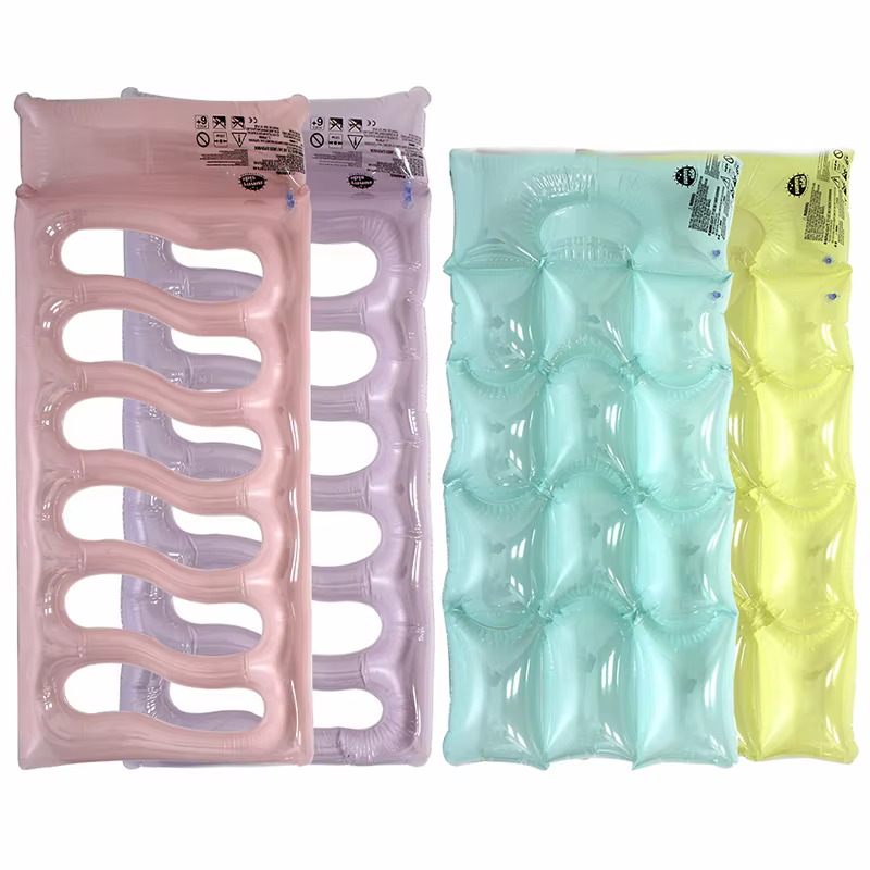 Matelas flottant gonflable pour piscine et plage, lit de relaxation aquatique